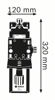 Bild på Bosch WM 4 Universalväggfäste (GRL400H, GRL300/300 HV, GRL 500H/HV)