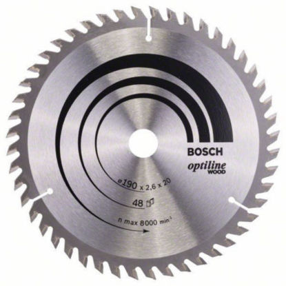 Bild på Bosch Cirkelsågsklinga 190x20mm 48T