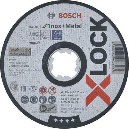 Bild på Bosch X-LOCK Kapskiva 125x22,2x1,0mm  Expert for Metal & INOX