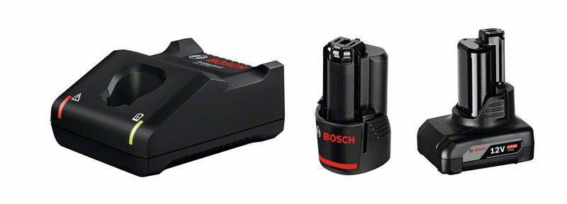 Bosch Startset Laddare/Batterier 12V (1x2AH & 1x4AH M/GAL 12V)