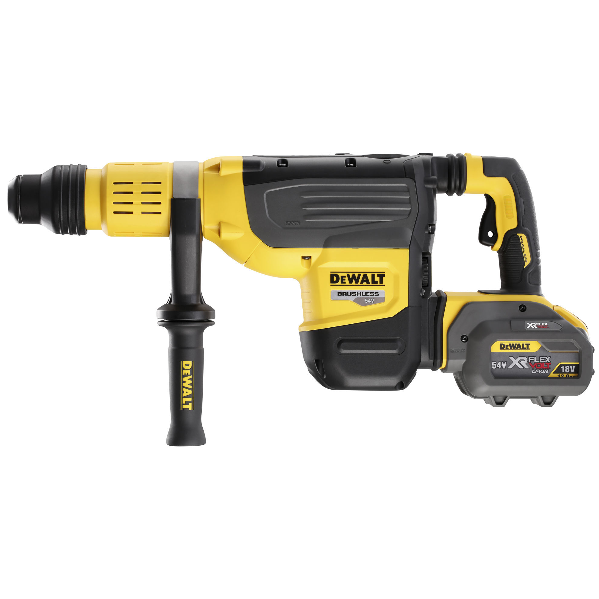 DeWalt DCH773Y2 Borrhammare 54V SDS-MAX 52mm FLEXVOLT (2x12ah) - med