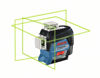 Bosch GLL 3-80 CG Kors-/Linjelaser 3x360 Grön