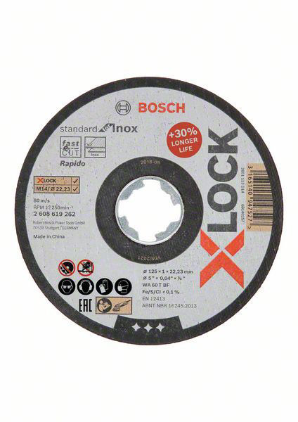 Bosch X-LOCK Kapskiva Multi Construction 125x1,0x22,2mm - plast
