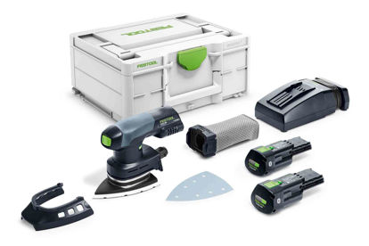 Festool DTSC 400 3,0 I-Plus Slipmaskin 100x150mm 18V (2x3,0ah)