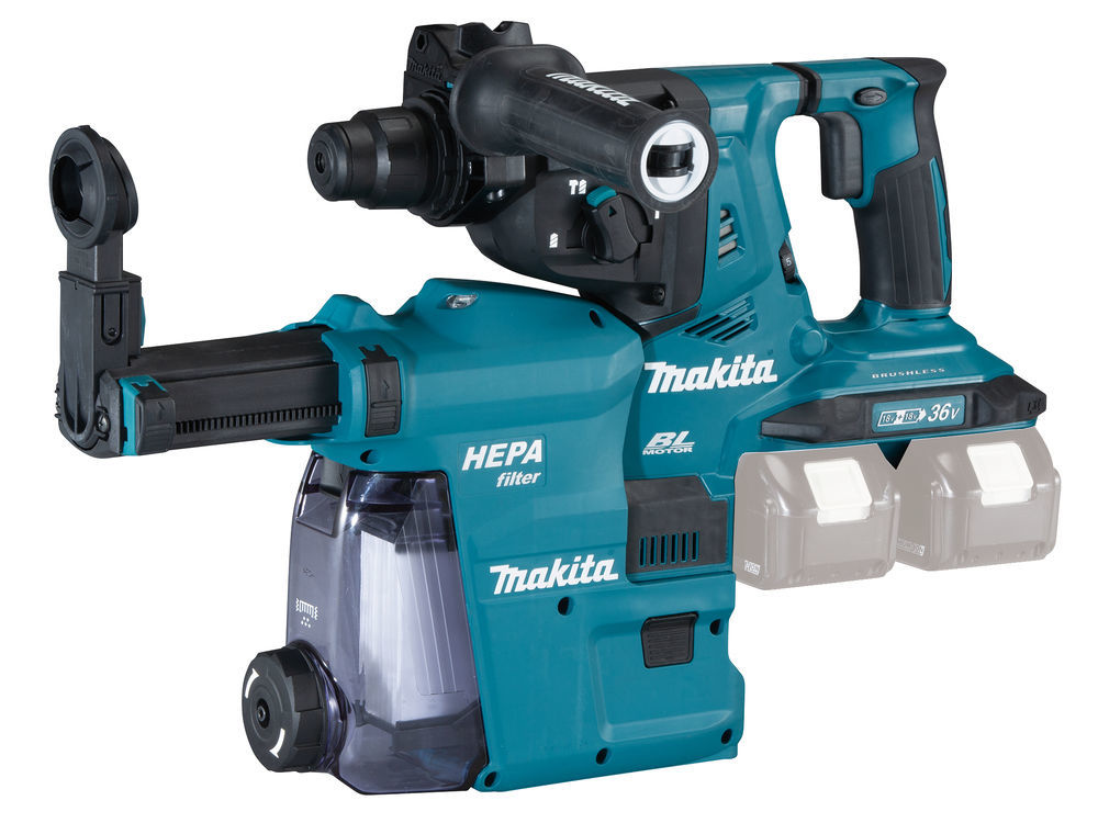 Makita DHR280ZWJ Batteridriven Kombihammare 18V SDS+ (Utan batterier) - laddare