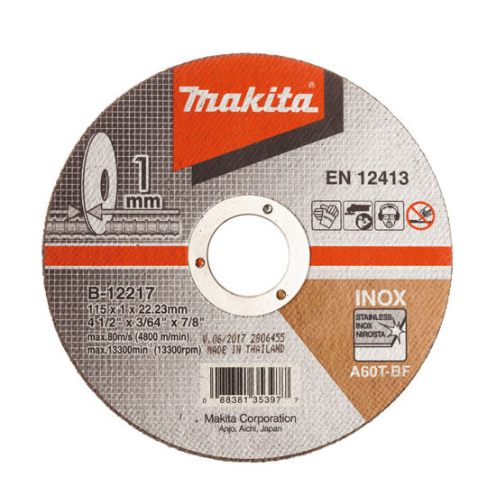 Picture of Makita B-12217 Kapskiva 115x1mm A60T