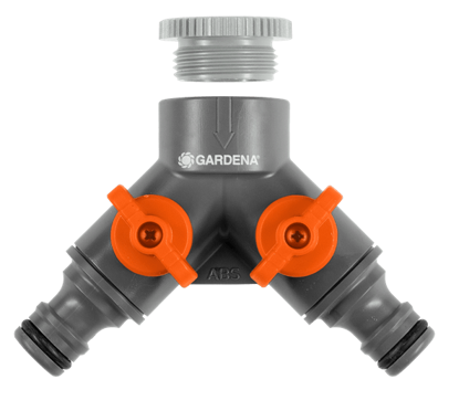 Bild på Gardena 00936-20 2-vägskran med adapter 1/2"-3/4"