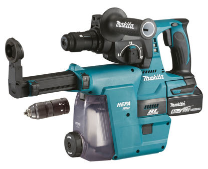 Bild på Makita DHR243RTJW Kombihammare HEPA 18V (2x5,0ah)