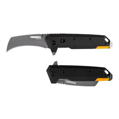 ToughBuilt Hawkbill Fällkniv Svart RF blad H4-30