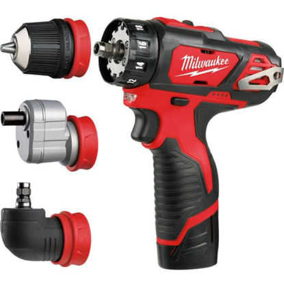 Bild på Milwaukee M12BDDXKIT-202C Borr-/Skruvdragarkit 12V (2x2,0ah)