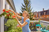Bild på Gardena 13153-20 NatureUp!Grundpaket Vertikala växthållare för hörn