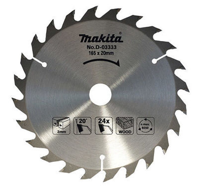 Bild på Makita Cirkelsågsklinga 165x20mm 24T