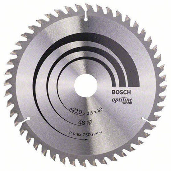Picture of Bosch Cirkelsågsklinga 210mm 48T (Fina snitt)