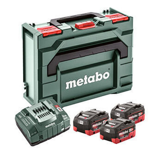 Metabo BAS-SET Metaloc (3x18V 5,5ah LI-HD batterier + Snabbladdare)