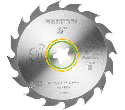 Bild på Festool Sågklinga 190mm PW16 (Snabba snitt i massivt trä)