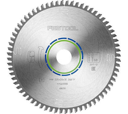 Bild på Festool Sågklinga HW 225x2,6x30 TF68 (Aluminium)