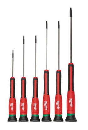 Bild på Milwaukee Precisionsskruvmejselset Torx 6-pack