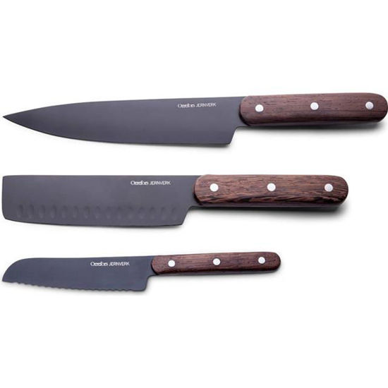 Bild på Orrefors Jernverk Knivset Askträ 3-Pack