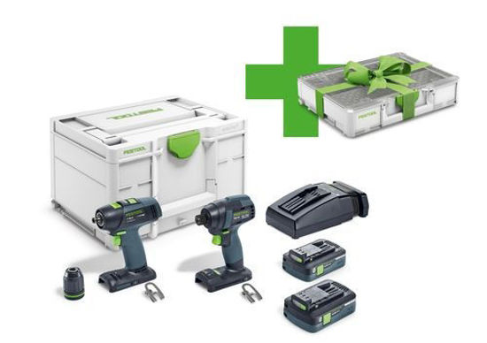 Festool Skruvdragarpaket TID 18 4,0 I-Set T18 Organizer Edition