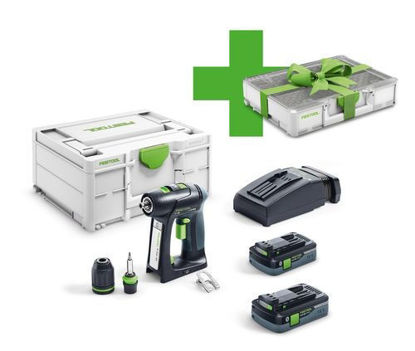 Festool Skruvdragare C 18 HPC 4,0 I-Plus Organizer Edition