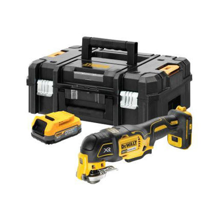 Bild på DeWalt DCS356E1T Multiverktyg 18V XR  TSTAK (1x Powerstack 1,7Ah)