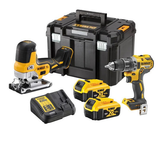 Bild på DeWalt DCK298P2T Verktygspaket 18V XR DCD791 / DCS335 (2x5,0ah)