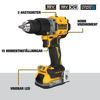 DeWalt DCD800E2T Skruvdragare 18V XR(2x1,7ah)