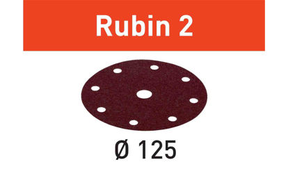 Festool Slippapper STF D125/8 RU2/10 Rubin 2