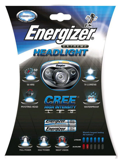 Bild på Energizer Pannlampa Extreme CREE LED (70 lumen)