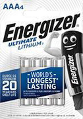 Bild på Energizer Ultimate Litium AAA/E92/L92 Batteri 4-Pack