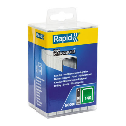 Rapid Bredtrådsklammer 140/10 PP-BOX 5000ST