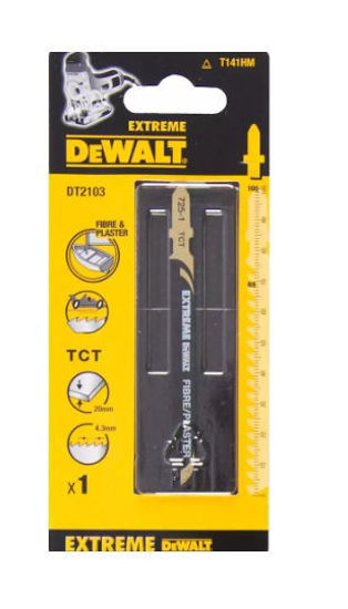 Bild på DeWalt DT2103 Sticksågblad Glasfiber/Plast <6mm 4.3mm 1-Pack