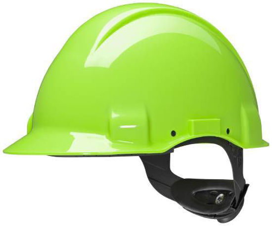 Bild på Skyddshjälm 3M G3001 Med UV-indikator Hi-Viz