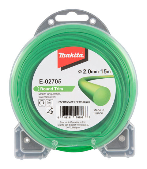 Makita E-02705 Trimmertråd 2,0mm / 15m