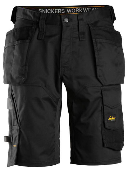 Snickers 6151 Shorts Stretch HF AW Svart