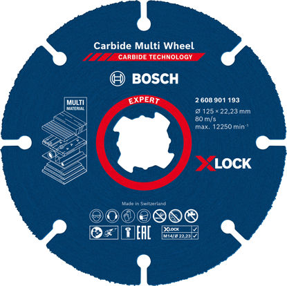 Bosch Expert Carbidemulti Wheel X-LOCK kapskiva 125mm 22,23mm