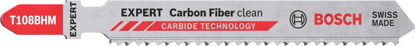 Bosch Expert ‘Carbon Fiber Clean’ T 108 BHM sticksågblad, 3 st Carbide