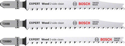 Bosch Expert 'Wood 2-side clean' sticksågbladsats T308B/BO, 3 delar