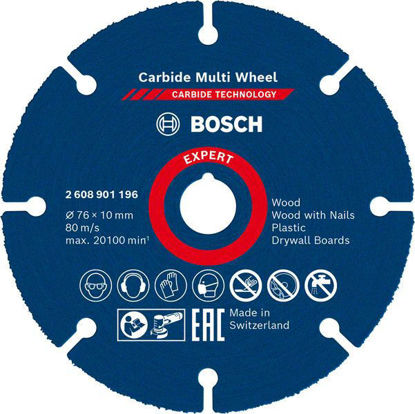 Bosch Expert Carbide Multi Wheel kapskiva 76 mm, 10 mm