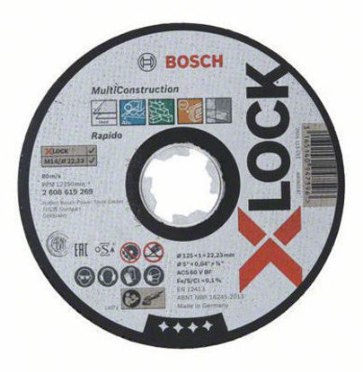 Bosch X-LOCK Kapskiva Multi Construction 125x1,0x22,2mm