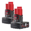 Milwaukee M12NRG-402 Batteripaket 12V (Laddare + 2x4,0ah)