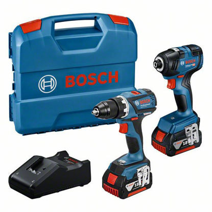 Bosch GDR 18V-200 + GSR 18V-EC Combokit 18V L-CASE (2x4,0ah)