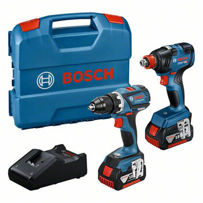 Bosch GDX 18V-200 + GSR 18V-EC Combokit 18V L-CASE (2x5,0ah)