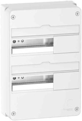 Schneider Electric Normkapsling Resi9, 2x13 moduler, IP30, utanpåliggande