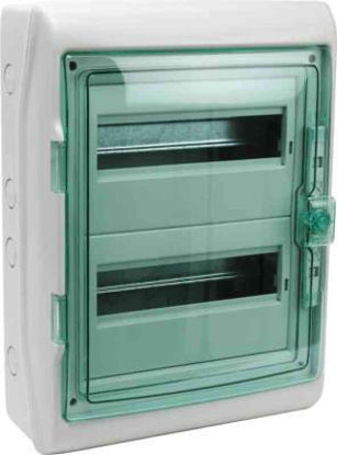 Schneider Electric Normcentral Kaedra, IP65, 2 Rad, 24 Moduler