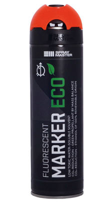 Spraymaster Markeringsfärg ECO II FLUOR ORANGE 500ml
