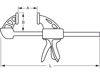 Bahco QC-300A Snabbtving 300mm