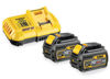 DeWalt DCB118T2 Snabbladdare Flexvolt XR + 2st Batterier 54V (2x6,0ah)