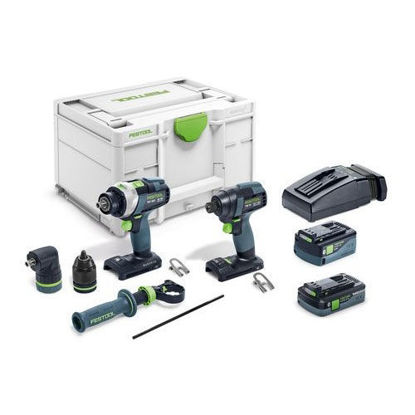 Festool TID 18 5,0/4,0-Set TPC 18/4 Skruvdragarpaket 18V (1x5,0ah + 1x4,0ah)