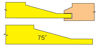 Cobolt Frisfräs D=60 75 grader S=8